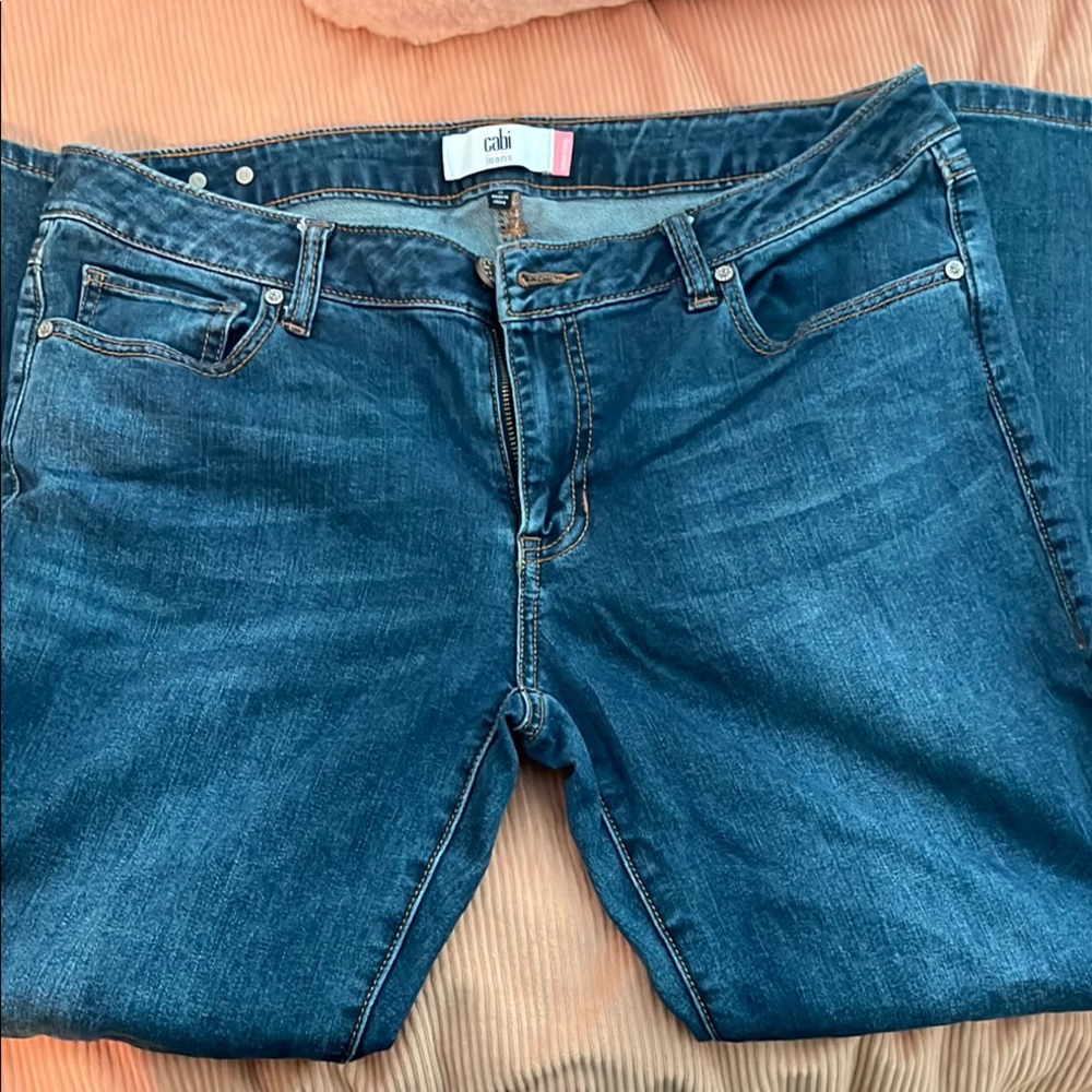 CAbi Blue Boyfriend Jeans Medium Wash